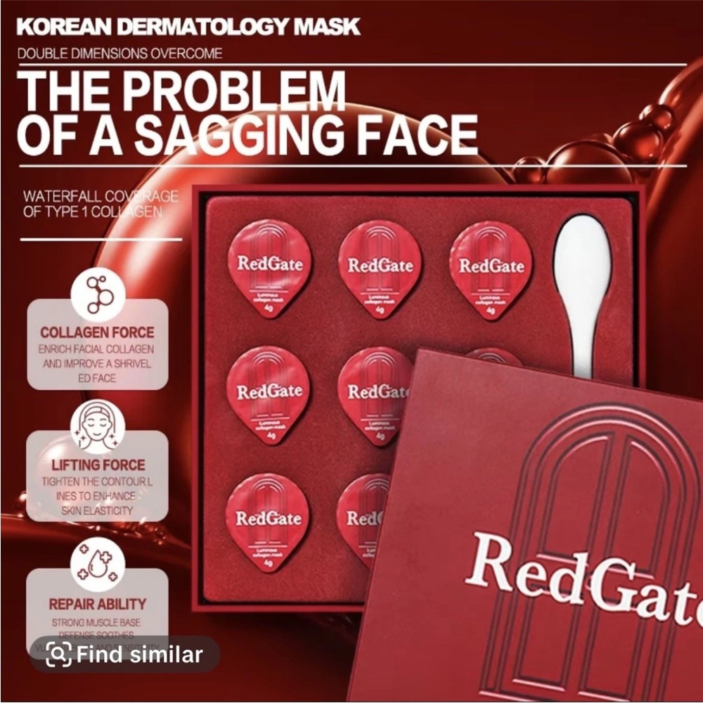 Redgate Korean Dermatology Luminous Collagen Mask (9ea)